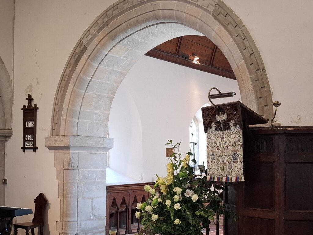 Norman arch, ca 1150